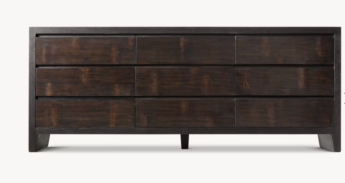 Anton Modern Oak Dresser Bedroom